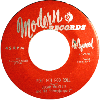 Oscar McLollie - Roll Hot Rod Roll Modern 45