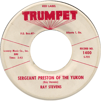 Ray Stevens - Sergeant Preston Of The Yukon - Trumpet