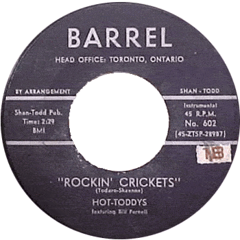 Hot Toddys - Rockin Crickets Barrel 1