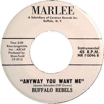 Buffalo Rebels - Anyway You Want Mel Promo