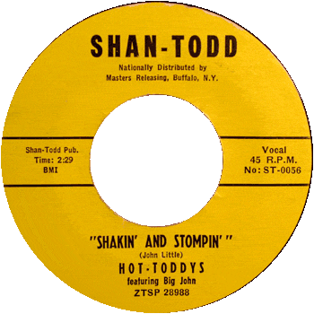Hot Toddys - Shakin And Stompin Shan Todd