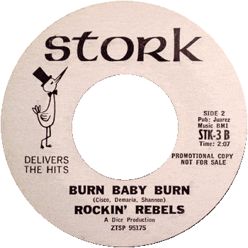 Rockin Rebels - Burn Baby Burnt Stock
