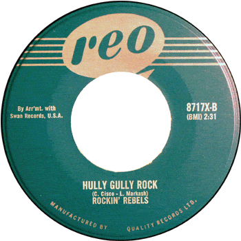 Rockin Rebels - Hully Gully Rock Reo Stock