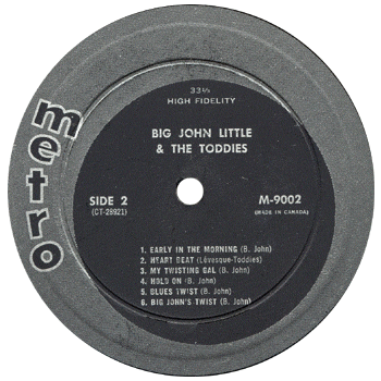 Big John Little - Twist LP Label 2