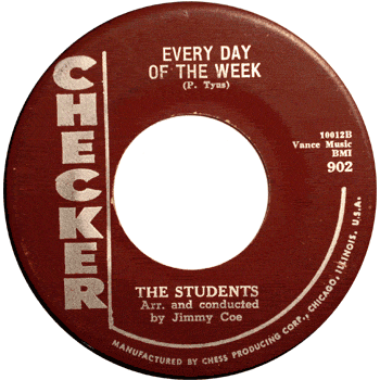 Students - Every Day Of The Week Checker Stock