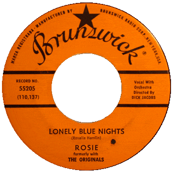 Rosie And The Originals -  Lonely Blue Nights Brunswick Stock