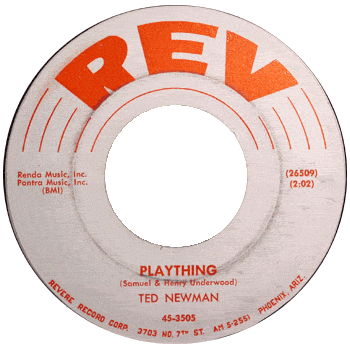 Ted Newman - Plaything Rev 45