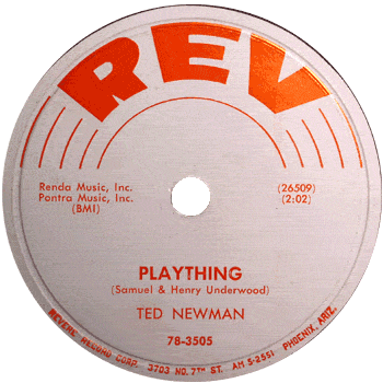 Ted Newman - Plaything Rev 78