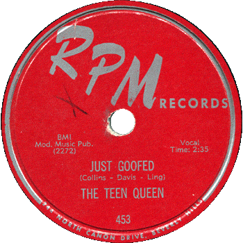 Teen Queen - Just Goofed RPM 78
