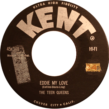 Teen Queens - Eddie My Love Kent 348