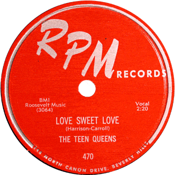 Teen Queens - Love Sweet Love 78