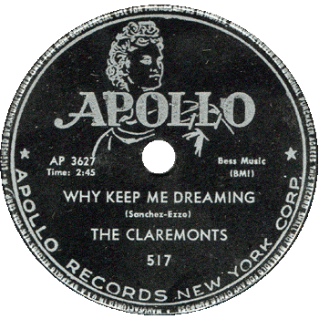 Claremonts - Why Keep Me Dreaming Apollo 78