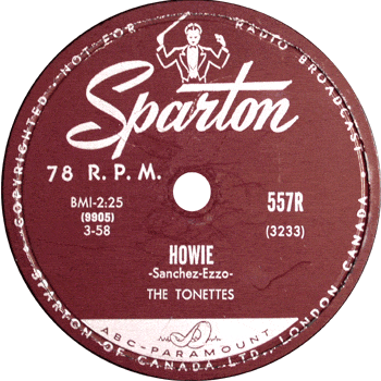Tonettes - Howie Sparton 78