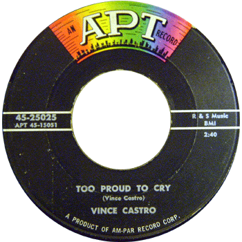 Vince Castro - Too Proud To Cry Apt Stock