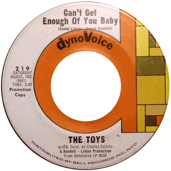 Toys - Can't Get Enough Of You Baby