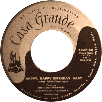 Tune-weavers - Happy Happy Birthday Baby casa Grande Stock