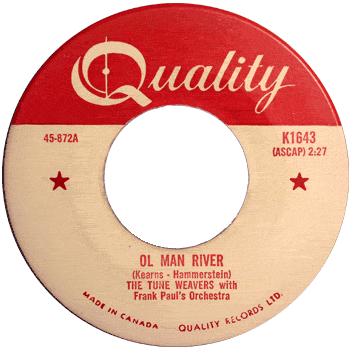 Tune Weavers - Ol Man River Quality 45