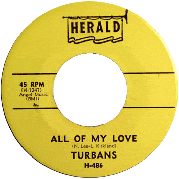 Turbans - All Of My Love 45