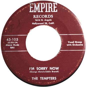 Tempters - I'm Sorry Now