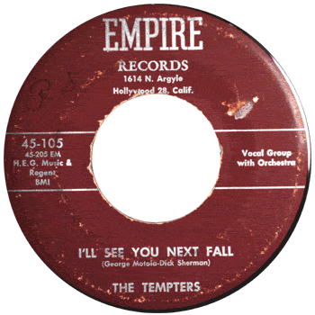Tempters - I'll See You Next Fall