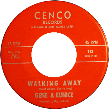 Gene And Eunice - Walking Away Cenco