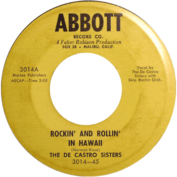 De Castro Sisters - Rockin And Rollin In Hawaii Stock