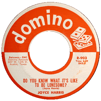 Joyce Harris/Slades - Do You Know What It's Like To Be Lonesome Domino