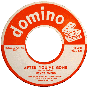 Joyce Webb - After You're Gone Domino