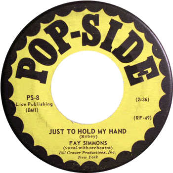 Fay Simmons -  Just To Hold My Hand Popside Stock
