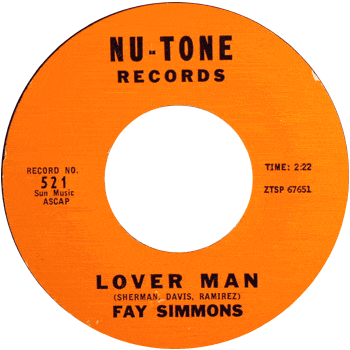 Fay Simmons - Lover Man Nu Tone