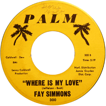 Fay Simmons -Where Is My Love Palm Stock
