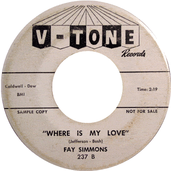 Fay Simmons -Where Is My Love Vtone Promo