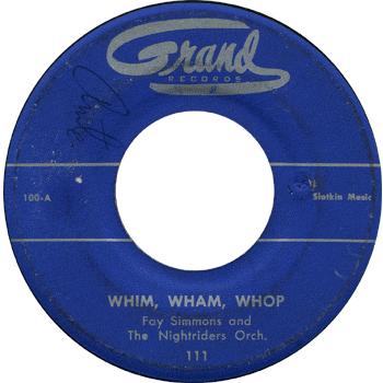 Fay Simmons - Whim Wham Whop Grand