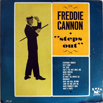 Freddie Cannon - Steps Out LP Cover