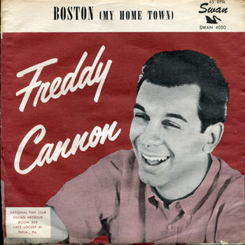 Freddy Cannon - Boston My Home Town Sleeve