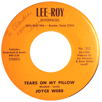 Joyce Webb - Tears On My Pillow