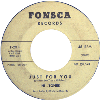 Hi Tones -Just For You Fonsca White Promo 2
